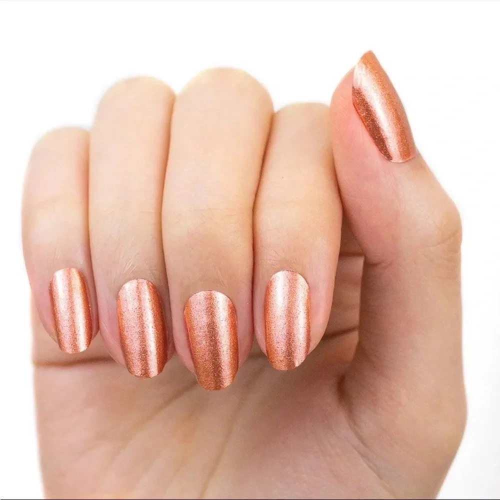 *Retired* Color Street: Moscow Or Never | Copper Penny Fall Shimmer Metallic - Picture 8 of 10